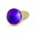 RICH R3 GOLD PLUG METAL ANAL PURPLE SAPHIRE 12CM