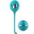 ML CREATION REMOTE CHERRY BALL REMOTE CONTROL RECHARGEABLE BLUISH GREEN