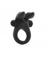 SHOTS RABBIT ANILLO VIBRADOR NEGRO