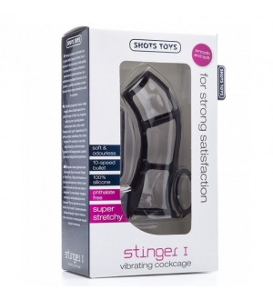 SHOTS STINGER I FUNDA PENE NEGRO