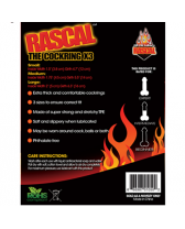 RASCAL COCKRING BLACK X 3