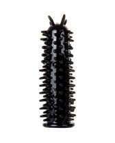 SHOTS FUNDA PENE SPIKY PLEASURE NEGRO