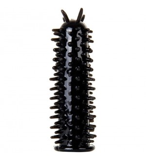 SHOTS FUNDA PENE SPIKY PLEASURE NEGRO