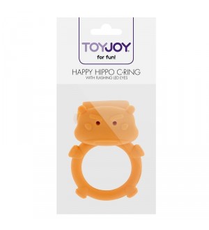 TOYJOY ANILLO VIBRADOR  HAPPY HIPPO NARANJA