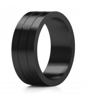 OUCH ANILLO PENE METAL II NEGRO 44MM