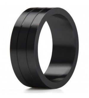 OUCH ANILLO PENE METAL III NEGRO 51MM