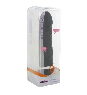 SEVENCREATIONS CLASSIC ORIGINAL VIBRADOR NEGRO 19 CM