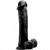 REAL ROCK 020 DILDO 100% REALISTICO NEGRO 29.5 CM (23.5 CM INS)