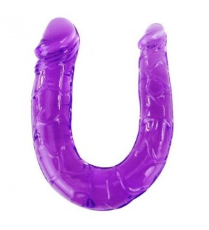 PENIS WITH TWO HEADS OF FLEXIBLE JELLY