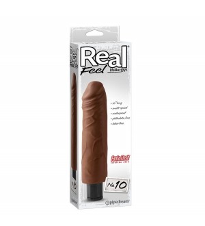 REAL FEEL LIFELIKE TOYZ VIBRADOR NUM 10 MARRON