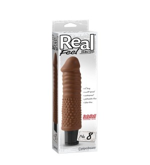 REAL FEEL LIFELIKE TOYZ VIBRADOR NUM 8 MARRON