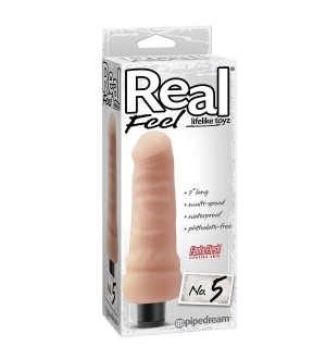 REAL FEEL LIFELIKE TOYZ VIBRADOR NUM 5 NATURAL