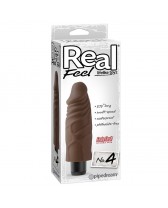 REAL FEEL LIFELIKE TOYZ VIBRADOR NUM 4 MARRON