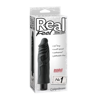 REAL FEEL LIFELIKE TOYZ VIBRADOR NUM 1 NEGRO