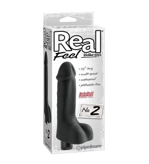 REAL FEEL LIFELIKE TOYZ VIBRADOR NUM 2 NEGRO