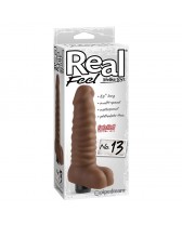 REAL FEEL LIFELIKE TOYZ VIBRADOR NUM 13 MARRON