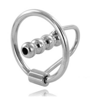 METALHARD ANILLO GLANDE CON PLUG URETRAL 28MM