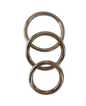 SPORSHEETS PACK METAL RINGS 5 - 4.5 - 3.8CM