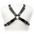 LEATHER BODY BLACK BUCKLE HARNESS FOR MEN