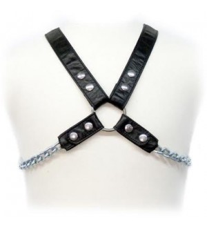 LEATHER BODY CHAIN HARNESS II