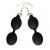 ADRIEN ACCESORIO PENDIENTES GEISHA LASTIC BALLS NEGRO