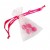 ADRIEN ACCESORIO PENDIENTES GEISHA LASTIC BALLS ROSA