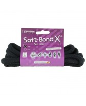 SOFT-BOND-X CUERDA BONDAGE NEGRO 3 METROS