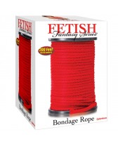 FETISH FANTASY SERIES BONDAGE CUERDA SEDA ROJO 60.96 METROS