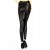 QUEEN LINGERIE LEGGING NEGRO CON BORDADO GOLD