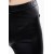 QUEEN LINGERIE LEGGING BLACK VINYL CON RIBETES DORADOS