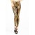 QUEEN LINGERIE LEGGING GOLD METALLIC