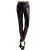 QUEEN LINGERIE LEGGING BLACK LEATHER