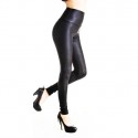 QUEEN LINGERIE LEGGING NEGRO PIEL