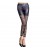 QUEEN LINGERIE LEGGING BLACK LEATHER SPLICE