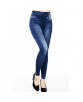 QUEEN LINGERIE LEGGING BLUE JEANS