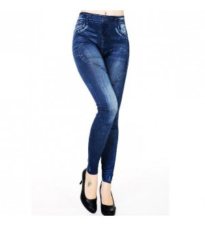 QUEEN LINGERIE LEGGING BLUE JEANS