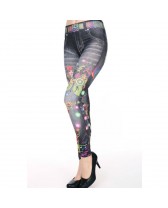 QUEEN LINGERIE LEGGING JEANS BUILT TURN