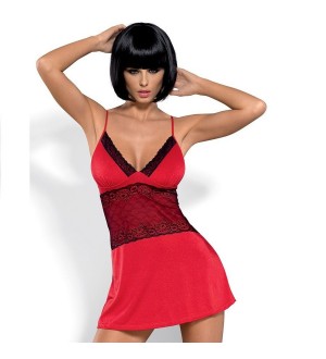 OBSESSIVE LAMIA CHEMISE ROJO  S/M