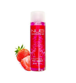 NUEI ACEITE EFECTO CALOR FRESA 100ML + 1 ACEITE MASAJE E.CALOR FRESA O SANDIA