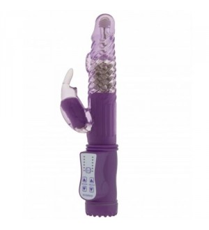 VIBRADOR ROTADOR RABBIT LILA