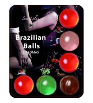 SECRET PLAY SET 6 BRAZILIAN BALLS FRUTAS