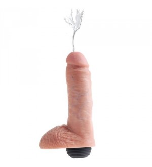 KING COCK PENE REALISTICO EYACULADOR NATURAL 20.3cm