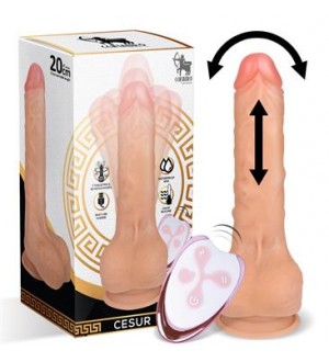 CENTAURO CESUR VERSIÓN 2.0 DILDO REALISTA ROTACIÓN Y PISTON Y CONTROL REMOTO USB