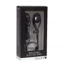 OUCH PLUG INFLABLE SILICONA TWIST NEGRO