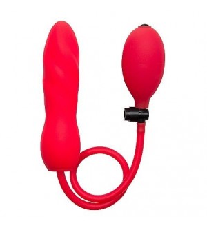 OUCH PLUG INFLABLE SILICONA TWIST ROJO