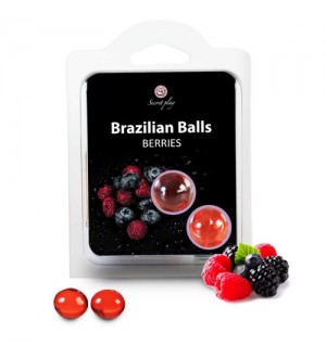 BRAZILIAN BALLS AROMA FRUTAS DEL BOSQUE 2 BOLAS