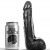 DILDO  ALL BLACK SUAVE 20 CM