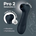 SATISFYER PRO 2 GENER 3 LIQUID AIR TECHNOLOGY SUCCIÓN Y VIBRACIÓN NEGRO