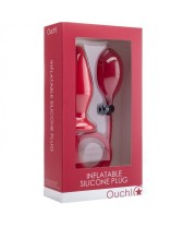 OUCH PLUG SILICONA INFLABLE ROJO