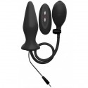 OUCH PLUG PLUG ANAL INFLABLE VIBRADOR SILICONA NEGRO 12.2 CM